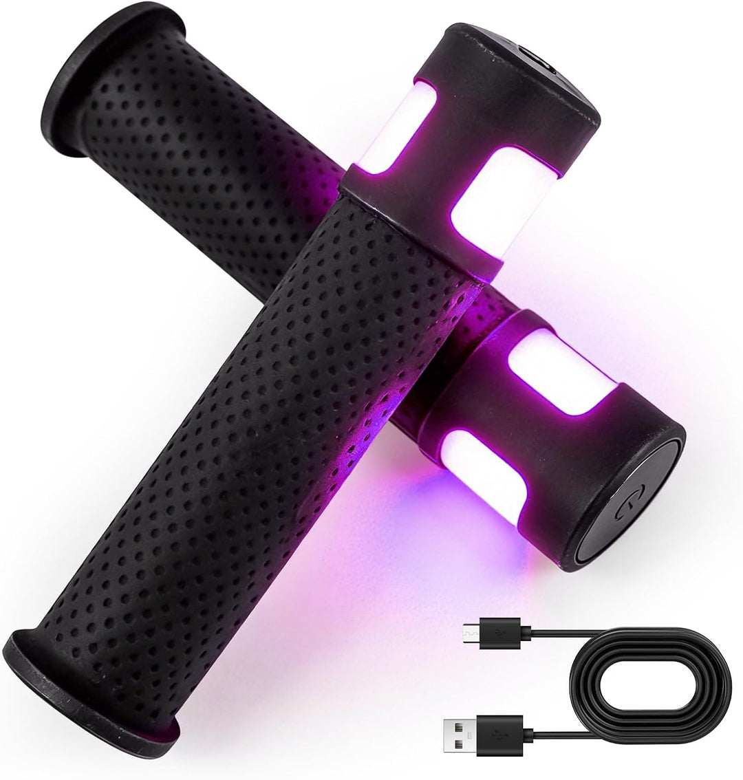 E Scooter Blinker, LED-Lenkerleuchte, Ergonomische Griffe für Elektroroller, Roller Blinklicht Rolle