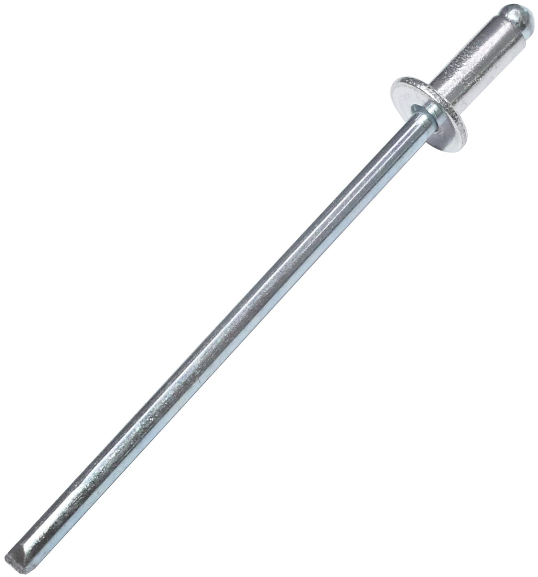 AERZETIX - C48088 - Satz von 100 Blindnieten standard blindniet Ø2.4x6mm aluminium stahl - DIN 7337