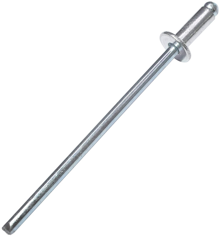 AERZETIX - C48088 - Satz von 100 Blindnieten standard blindniet Ø2.4x6mm aluminium stahl - DIN 7337