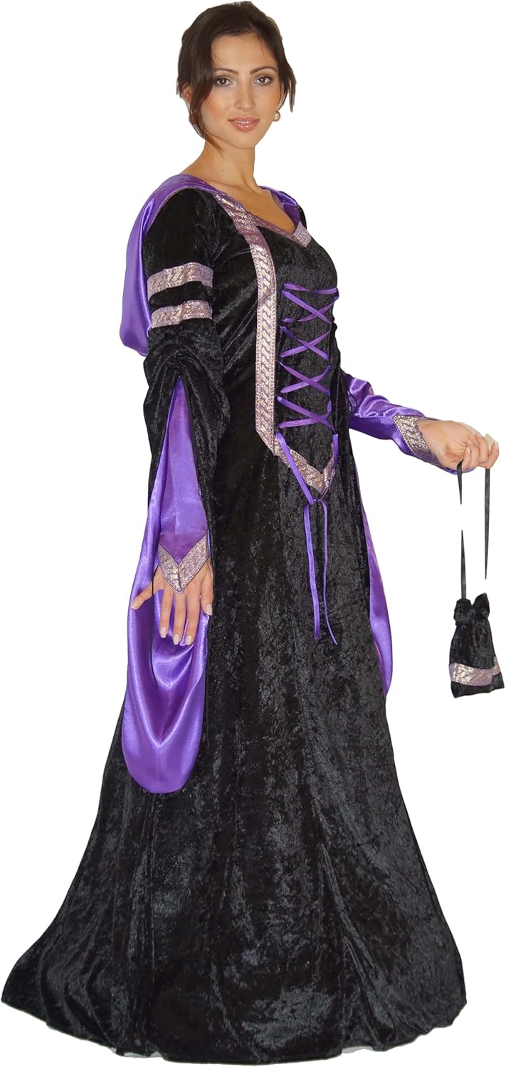 MAYLYNN 12202-M-L - Mittelalter Kostüm Melina Burgfräulein, 2-teilig, Grösse M/L, M-L