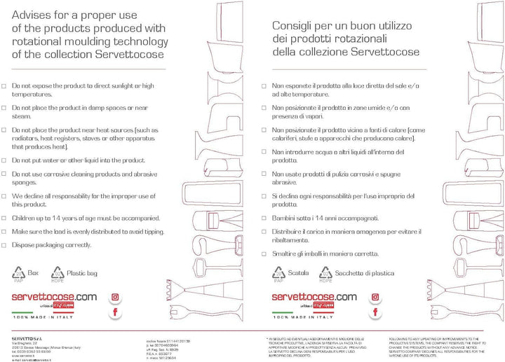BOBO - Stummer Diener grau von Servettocose