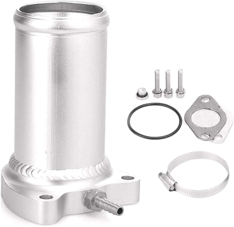 AGR Ventil Kit für AGR Delete Kit 1.9 TDI 130/160 CV Diesel 57mm Silber, Silber