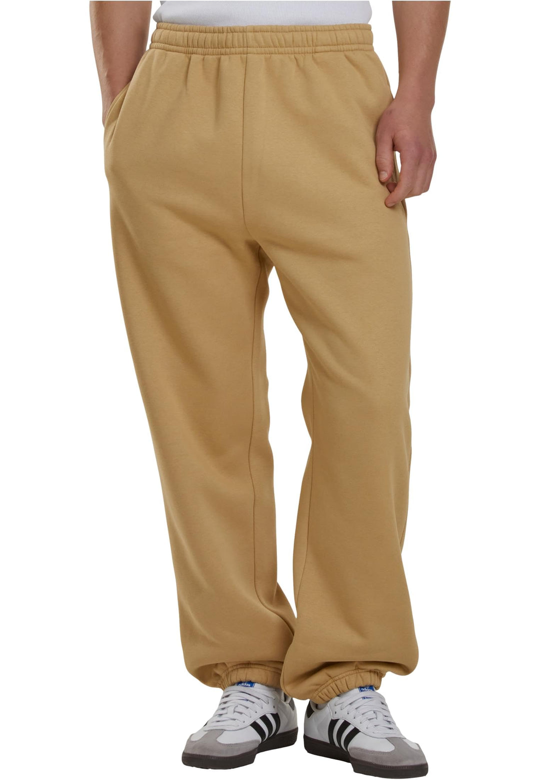 Urban Classics Herren Trainingshose Sweatpants, Jogginghose für Männer, Straight Leg, Reissverschlüs