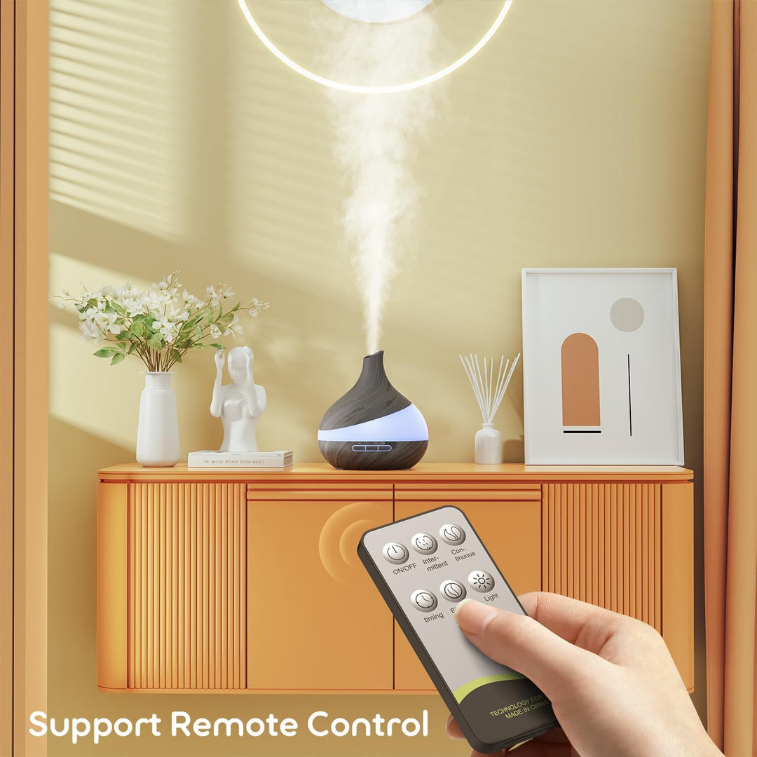 500 ML Aroma Diffuser, Upgrade Diffuser für grosse Räume,Aromatherapie Diffuser Mit Fernbedienung 4