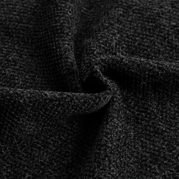 Allthemen Herren Strickjacke mit Kapuze Lang Gefüttert Cardigan Grobstrick Kapuzenjacke Kapuzenpullo