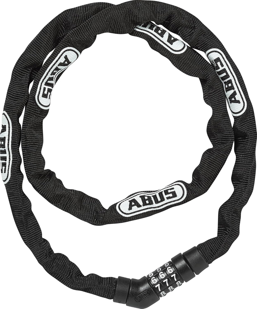 ABUS Kettenschloss Steel-O-Chain 4804C – Zahlenschloss aus Spezialstahl – ABUS-Sicherheitslevel 3 Sc