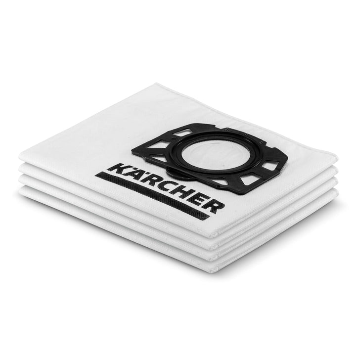 Kärcher Original Vliesfilterbeutel KFI 357: 4 Stück, 3-lagig, extrem reissfest und robust, passgenau