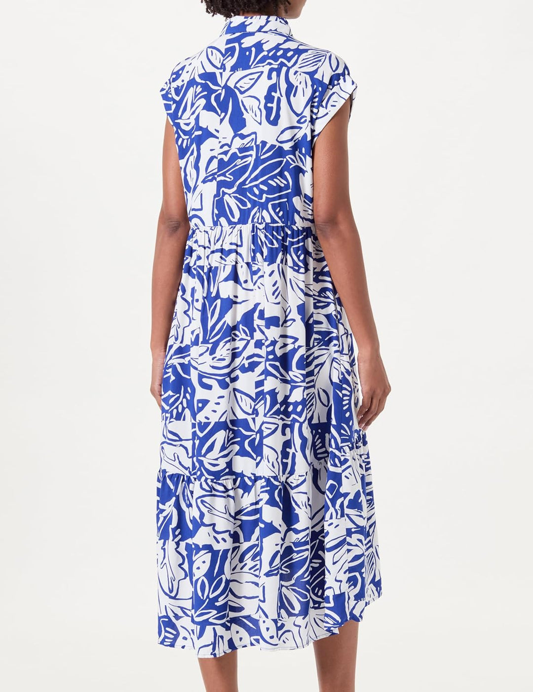 s.Oliver Damen Kleid lang 36 Blau, 36 Blau