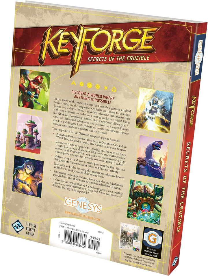 Fantasy Flight Games Genesys KeyForge: Secrets of The Crucible - English