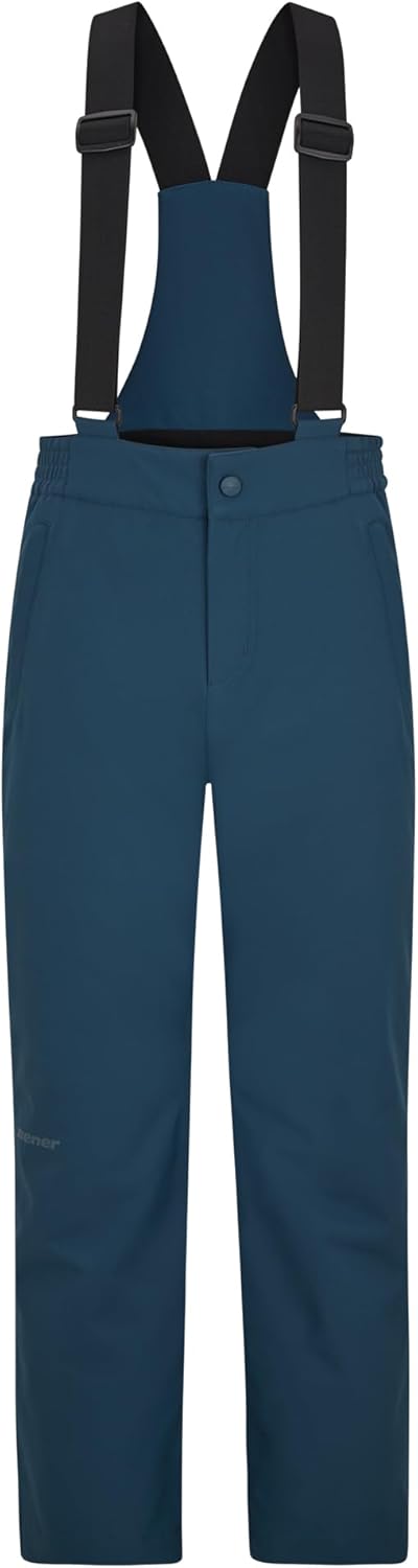 Ziener Unisex Kinder Ski-Hose, Schnee-Hose | wasserdicht, Winddicht, warm Abol 140 Hale Navy, 140 Ha