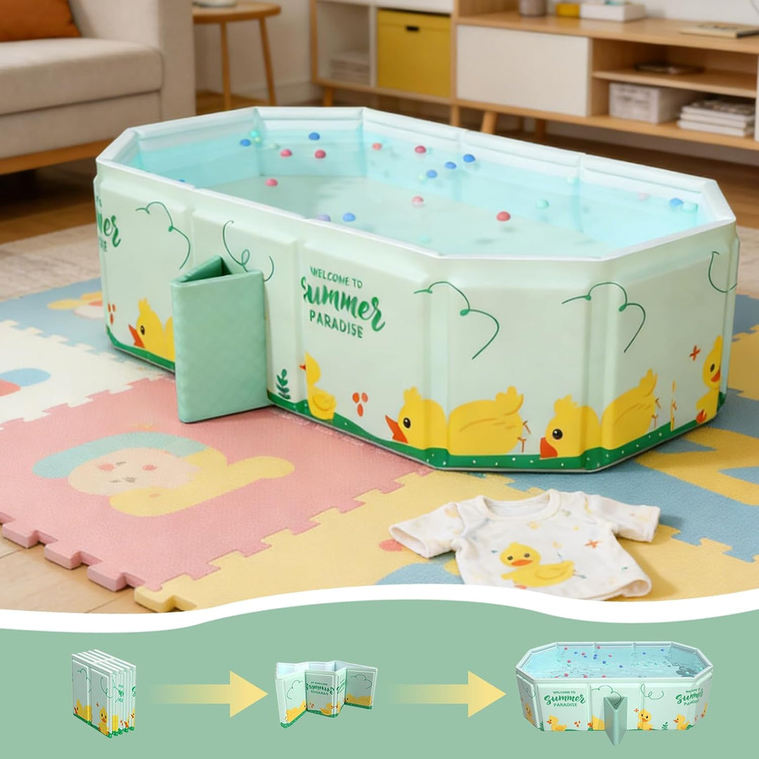 Faltbare Badewanne Für Kinder, Baby Badewanne Faltbare, Grosse Kleinkindbadewanne, Tragbare Badewann