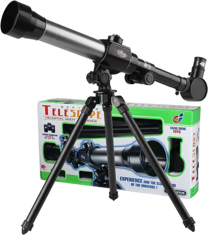 PHOEWON Teleskop für Kinder Kinderspielzeug 20X-30X-40X Astronomisches Kinder Fernrohr Teleskop für