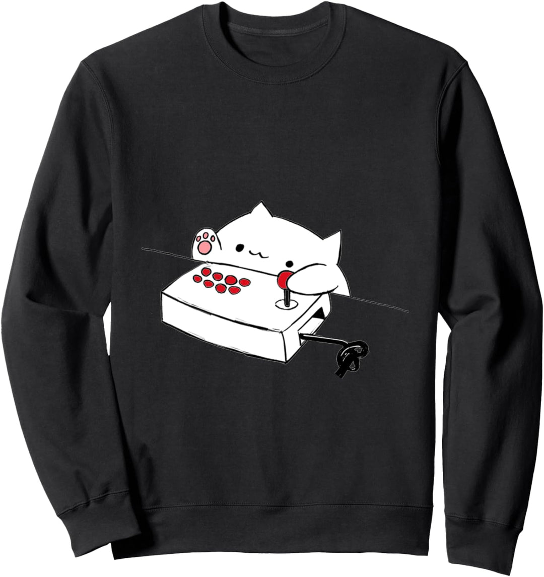 Bongo Cat T-Shirt Funny Cute Gamer Meme cat tee Gift Sweatshirt