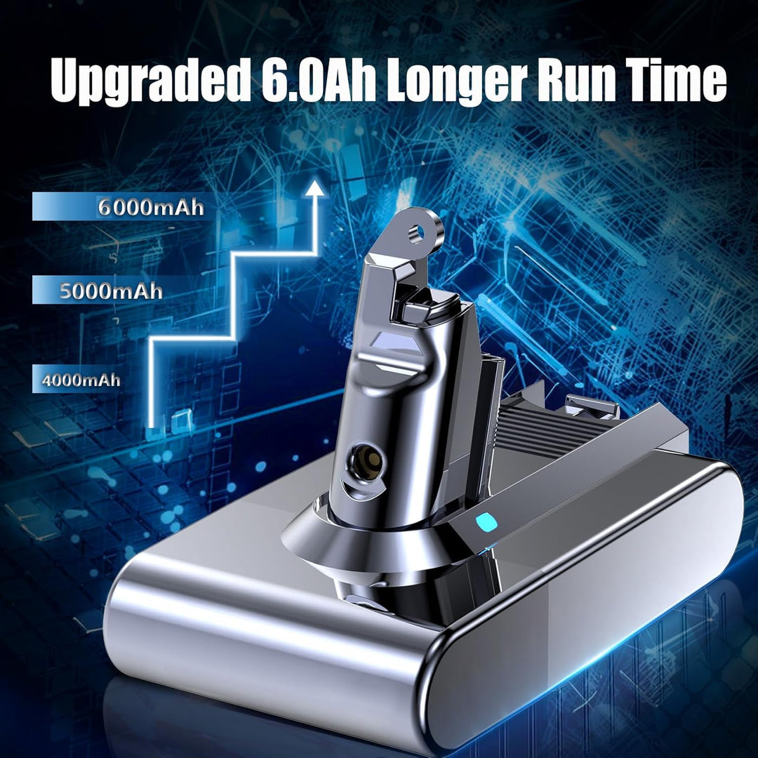 21.6V Ersatzakku für Dyson V6 Akku Kompatibel mit DC62 V6 DC58 DC59 DC61DC62 Animal DC72 DC74 SV03 S