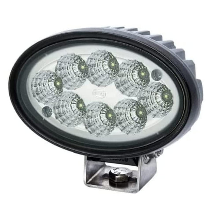 HELLA - LED-Arbeitsscheinwerfer - Oval 100 Gen. II - 12/24V - 4400lm - Anbau/geschraubt - schwenkbar