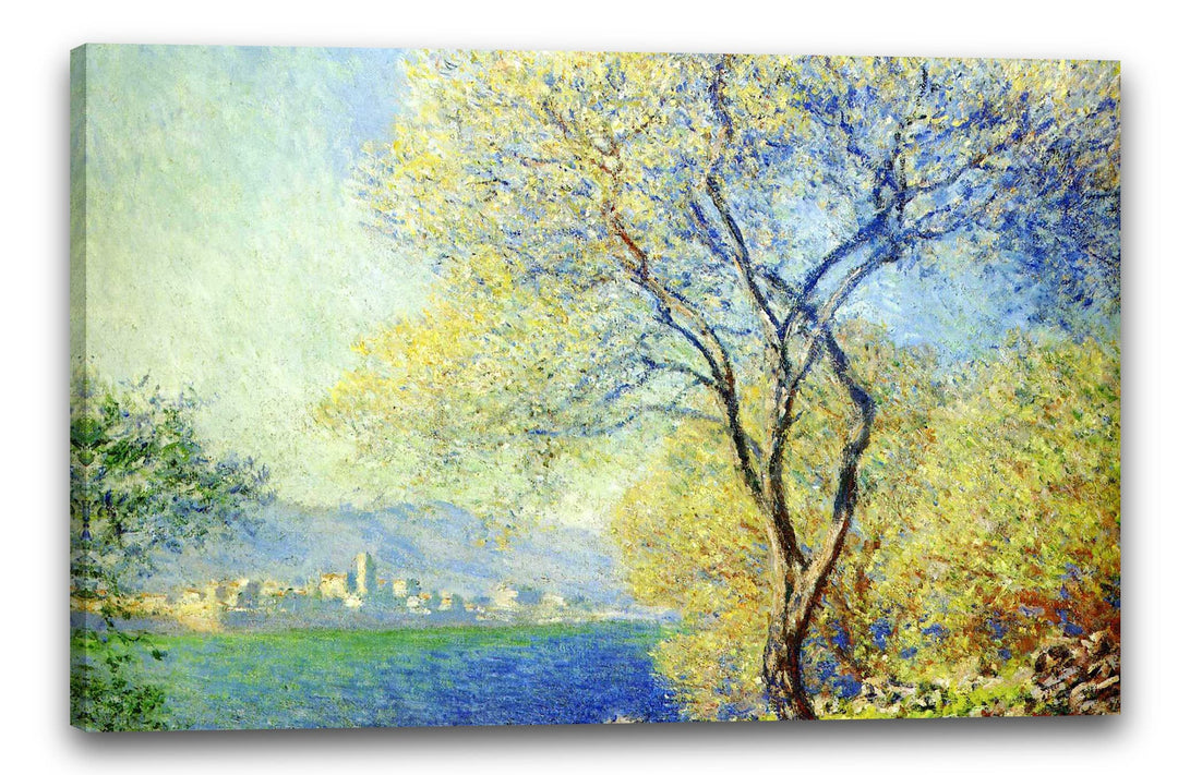 Printed Paintings Leinwand (80x60cm): Claude Monet - Antibes, Blick vom Salis Garten 80x60 cm, 80x60