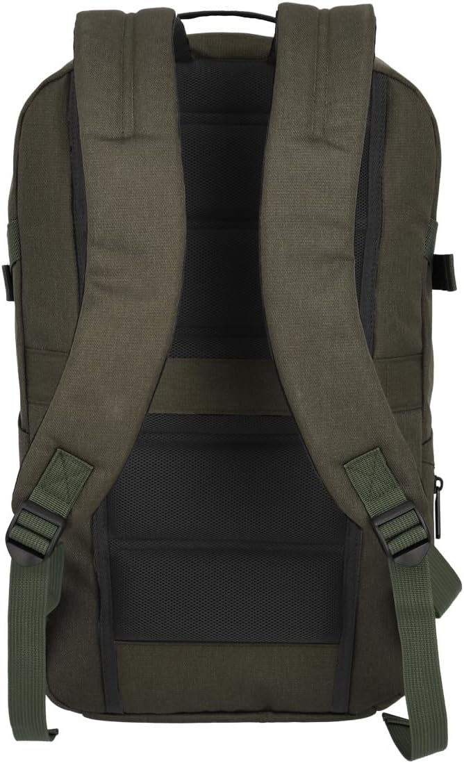 Travelite Handgepäck Rucksack, Laptop Rucksack 15,6 Zoll, PATHWAY Allround, Tagesrucksack aus recyce