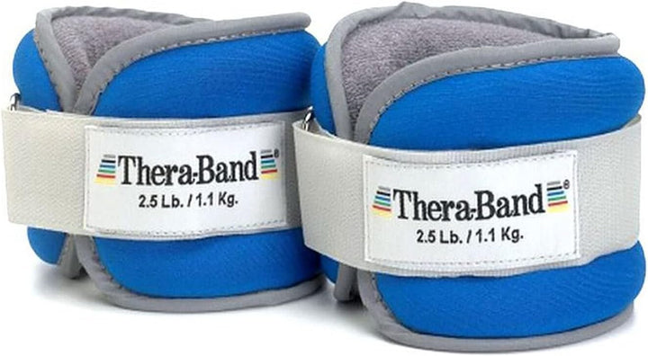 TheraBand Gewichtsmanschetten (1 Paar) Blau | 1,130 kg, Onesize