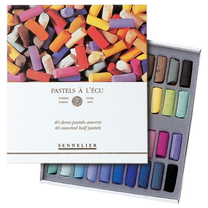 Sennelier Savoir-Faire Soft Pastellkreide, halber Stick, 40 Stück