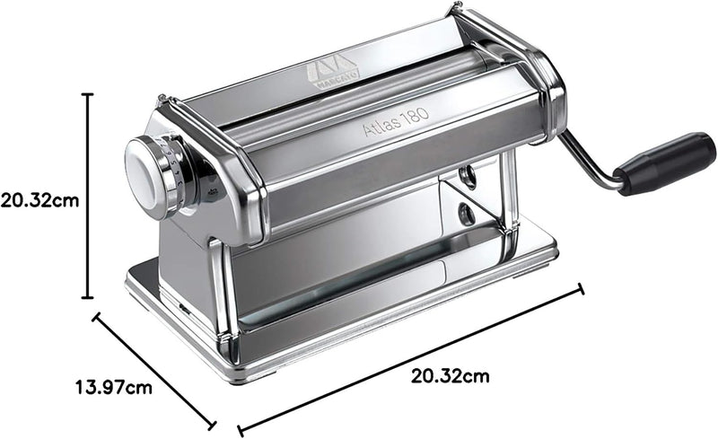 Marcato Schneideaufsatz für Nudelmaschine Atlas 150 Breite Nudelwalze, 180 mm