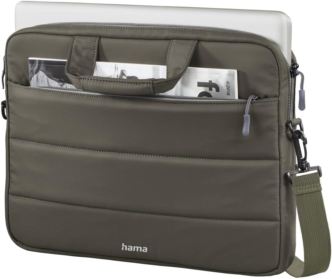Hama Unisex Toronto Notebook Tasche (1er Pack) 15,6'' / 40 cm Oliv, 15,6'' / 40 cm Oliv