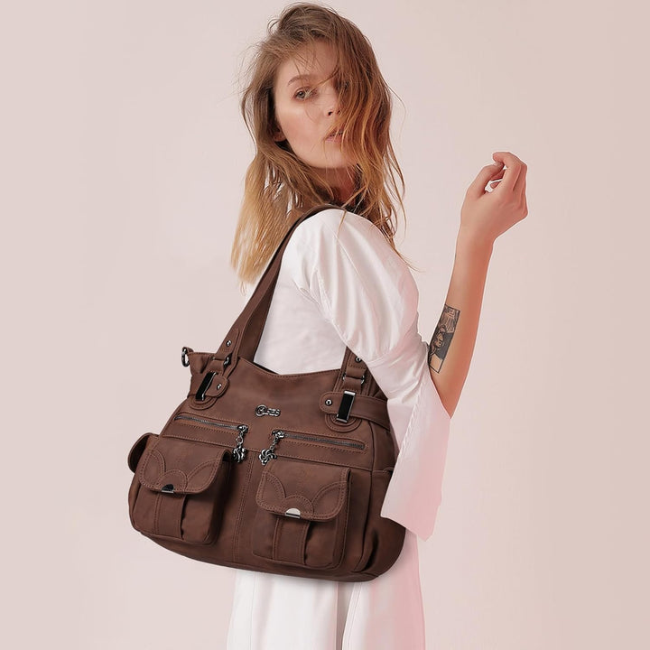 KL928 Tasche Damen Handtasche Umhängetaschen Damenhandtasche Schultertasche Lederhandtasche elegante