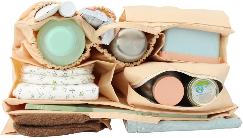lilibell Wickeltasche Granda - Grosse Babytasche Taschenorganizer Innentasche Baginbag Inlett für di