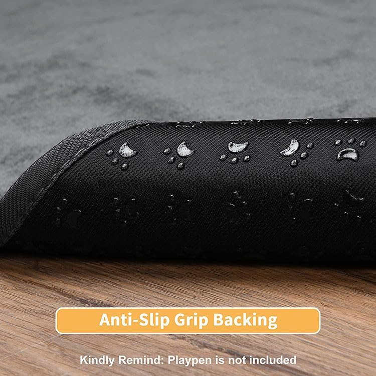 Welpenunterlage Waschbar 1 Stück 120*90cm waschbare PIPI-Matte für Hunde,rutschfeste Welpentrainings