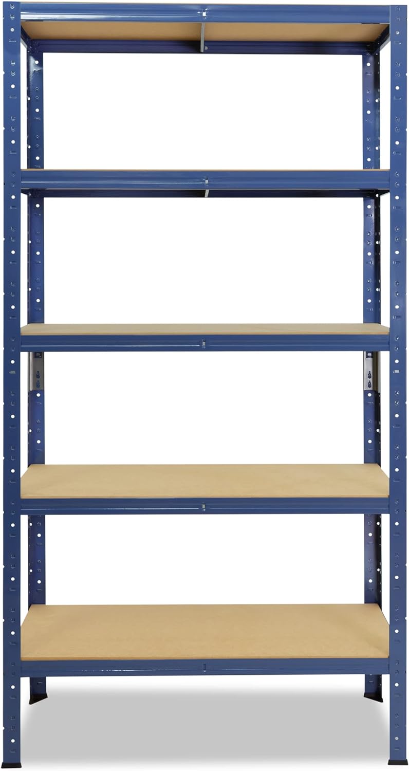 shelfplaza® 180x70x30cm Home Schwerlastregal blau/Metallregal mit 5 Böden/Kellerregal Metall, Garage