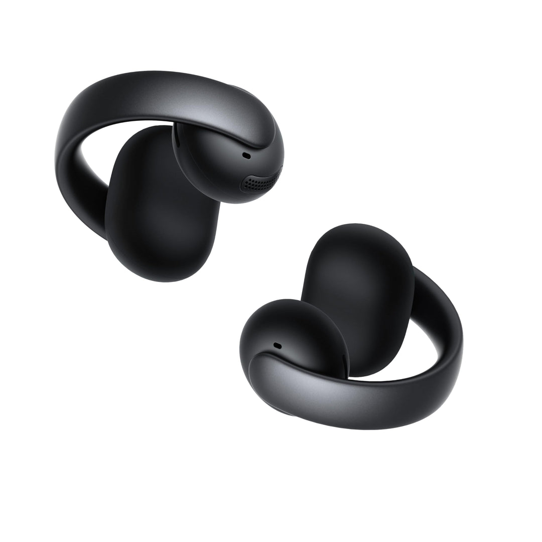 soundcore AeroClip Open-Ear Clip-On Earbuds True Wireless Bluetooth-Kopfhörer schwarz