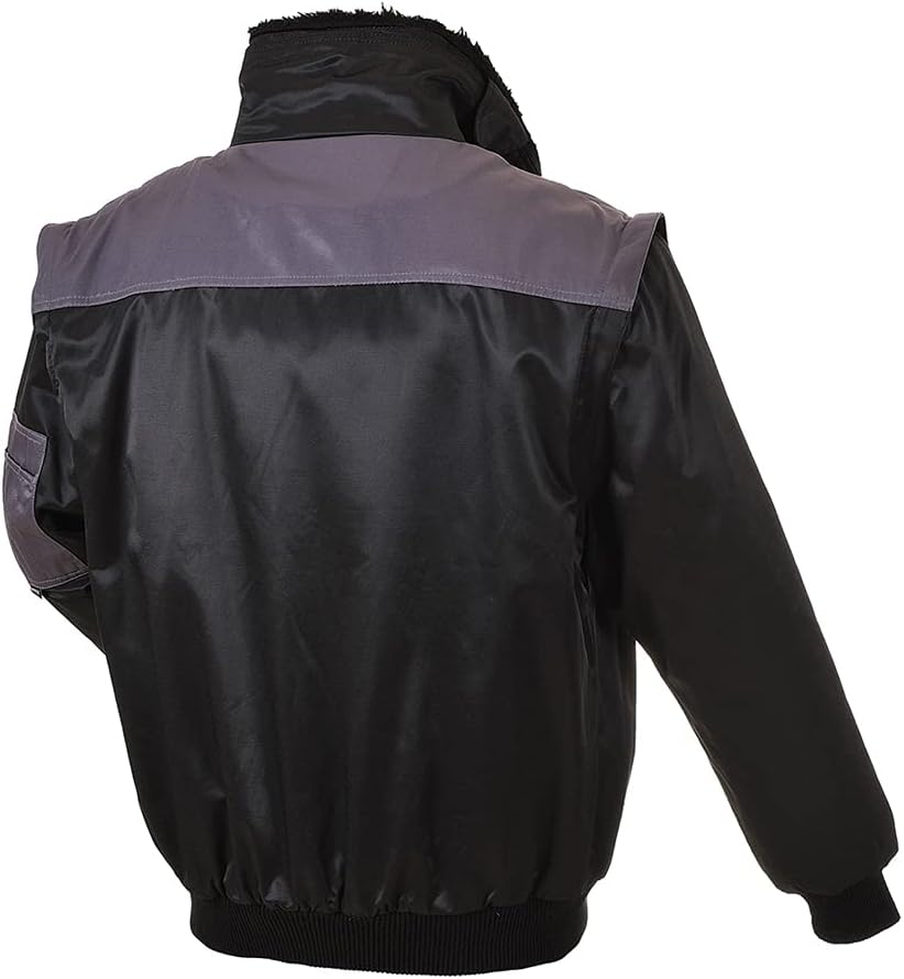 Pilot Jacket 2-Tone, colorBkGrey talla 3 XL 3XL schwarz / grau, 3XL schwarz / grau