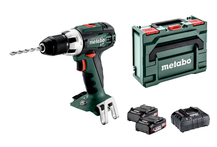 Metabo Akku-Bohrschrauber BS 18 LT Compact (602102530) 18V 2x Li-Ion; Ladegerät ASC 55; metaBOX 145,