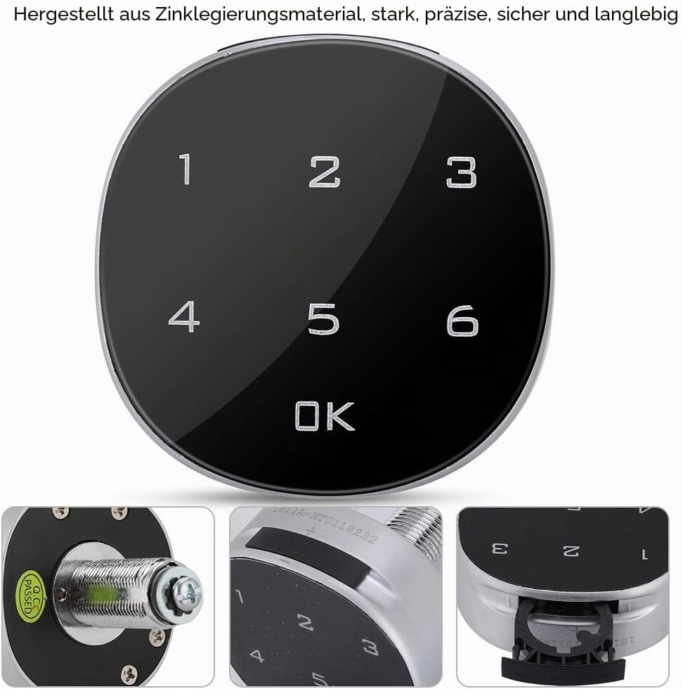 Touch Screen elektronisches Schloss, Kabinett-Briefkasten-Datei-Sauna-Fach-Touch Screen digitales el
