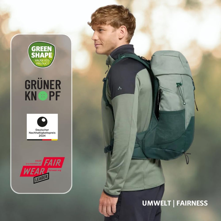 VAUDE Unisex Jura 24 Rucksäcke (1er Pack) Einheitsgrösse Agave, Einheitsgröße Agave