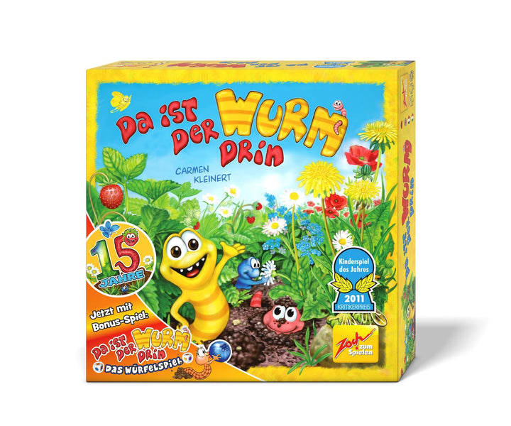 Zoch Da ist der Wurm drin (Jubiläumsedition) mit extra Würfelspiel, Kinderspiel des Jahres 2011, kin