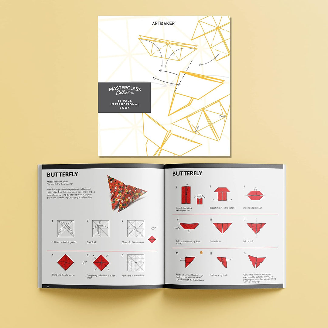 Hinkler Art Maker Masterclass Collection: Origami-Techniken-Set – Anfänger bis Fortgeschrittene – ja