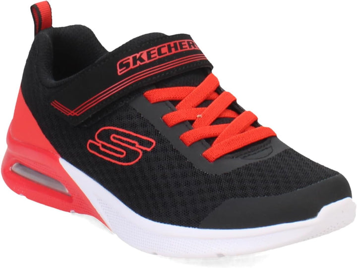 Skechers Jungen 403773l BKRD Sneaker 28 EU Black Textile Red Trim, 28 EU Black Textile Red Trim