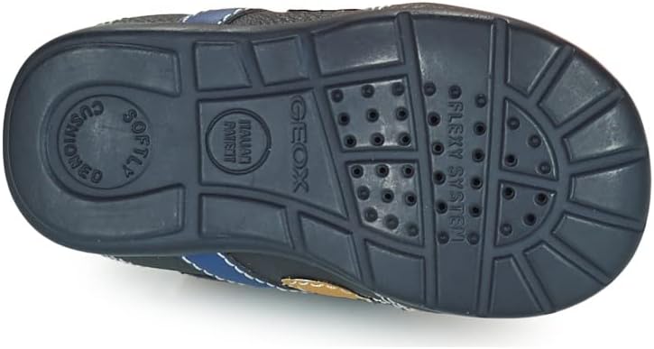 Geox Jungen B Elthan Boy A Erste Schritte 21 EU Navy Dk Yellow, 21 EU Navy Dk Yellow