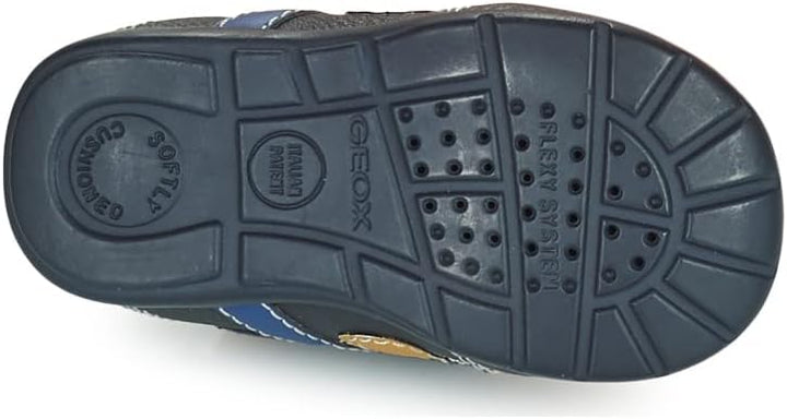Geox Jungen B Elthan Boy A Erste Schritte, Navy Dk Yellow