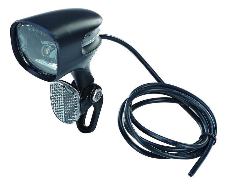 Prophete Fahrradbeleuchtung, E-Bike Scheinwerfer – 80 Lux, 360° Sichtbarkeit, OSRAM LEDs, Wasserdich
