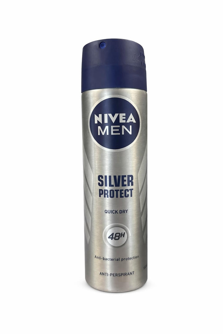 Nivea MEN Silver Protect Anti-Transpirant Antibakterial Deo 150ml - 6 Stück pro Pack