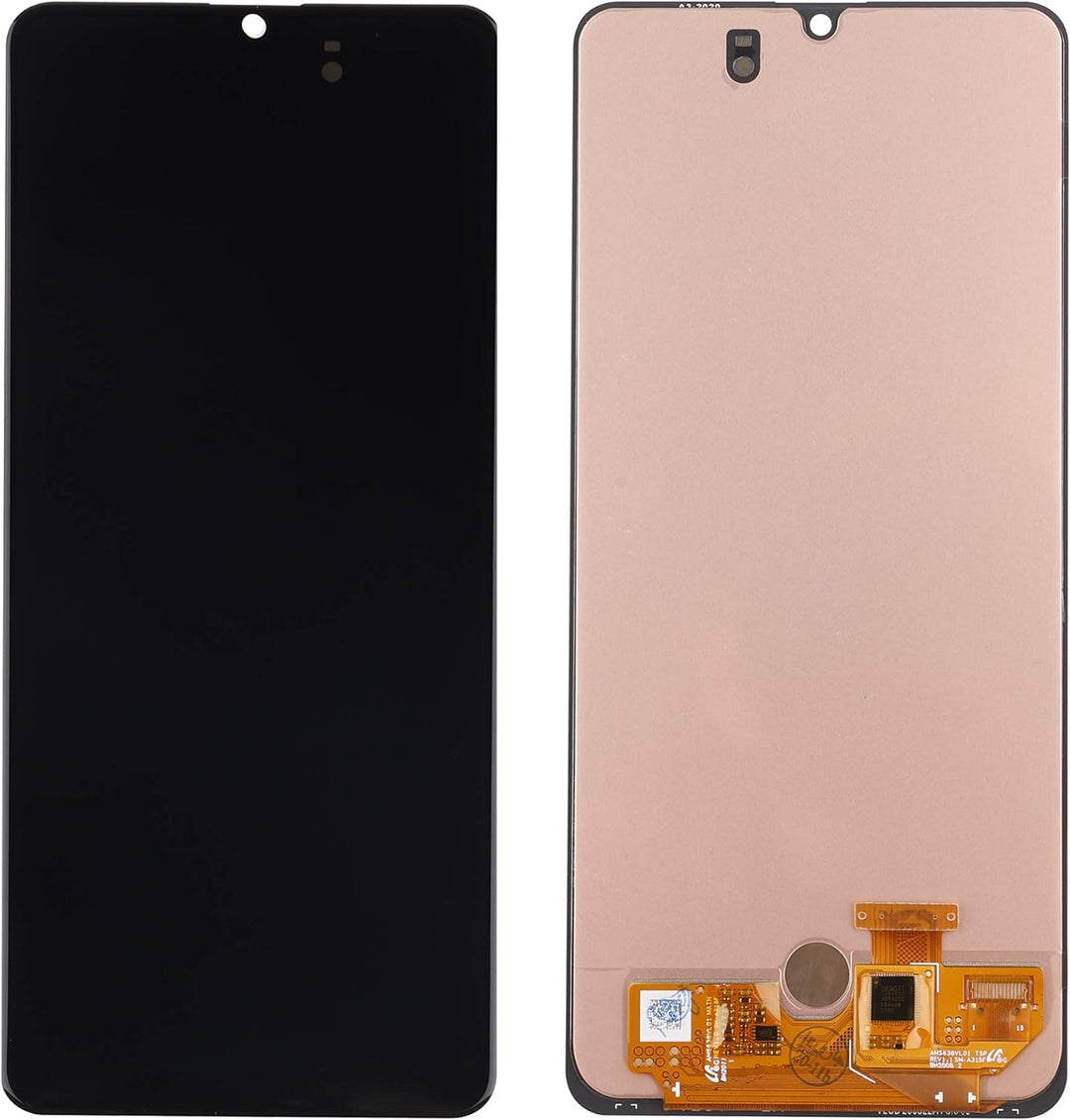 swark AM-OLED Kompatibel mit Samsung Galaxy A31 SM-A315 (Schwarz Ohne Rahmen) LCD Display Touchscree