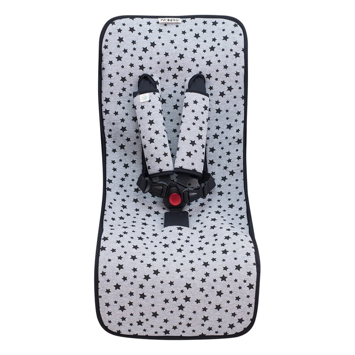 JYOKO KIDS Sitzauflage Universal für Kinderwagen + Gurtpolster Hergestellt aus Baumwollstoff + Schau