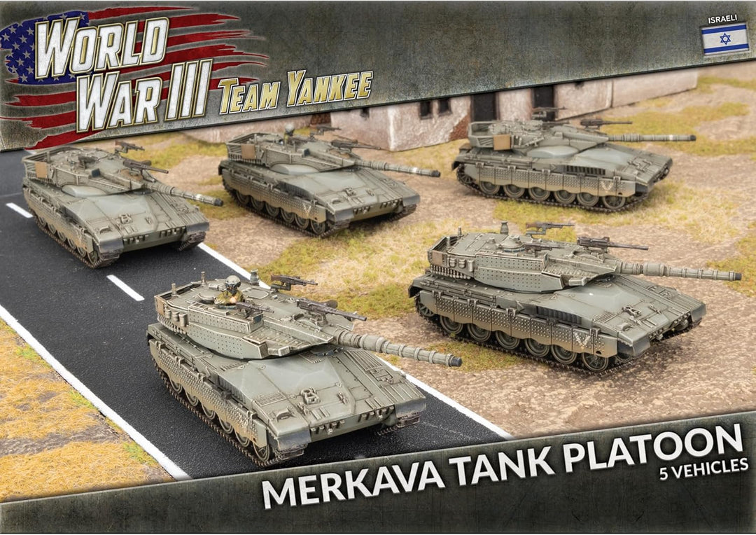 WW3: Merkava Tank Platoon (WWIII x5 Plastic)