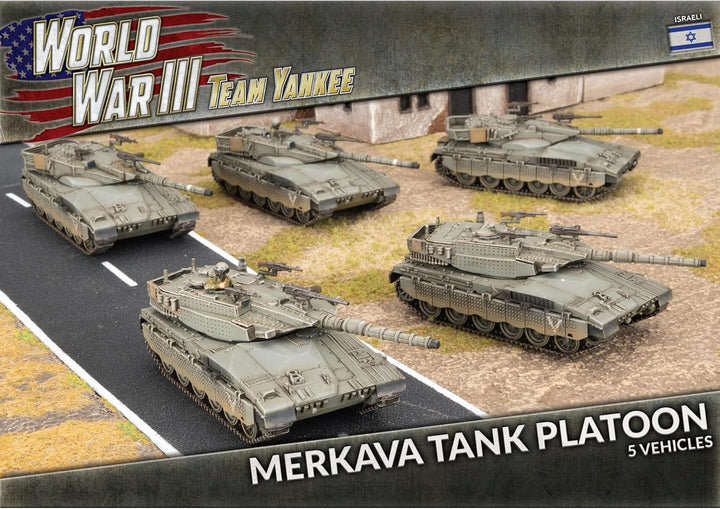 WW3: Merkava Tank Platoon (WWIII x5 Plastic)