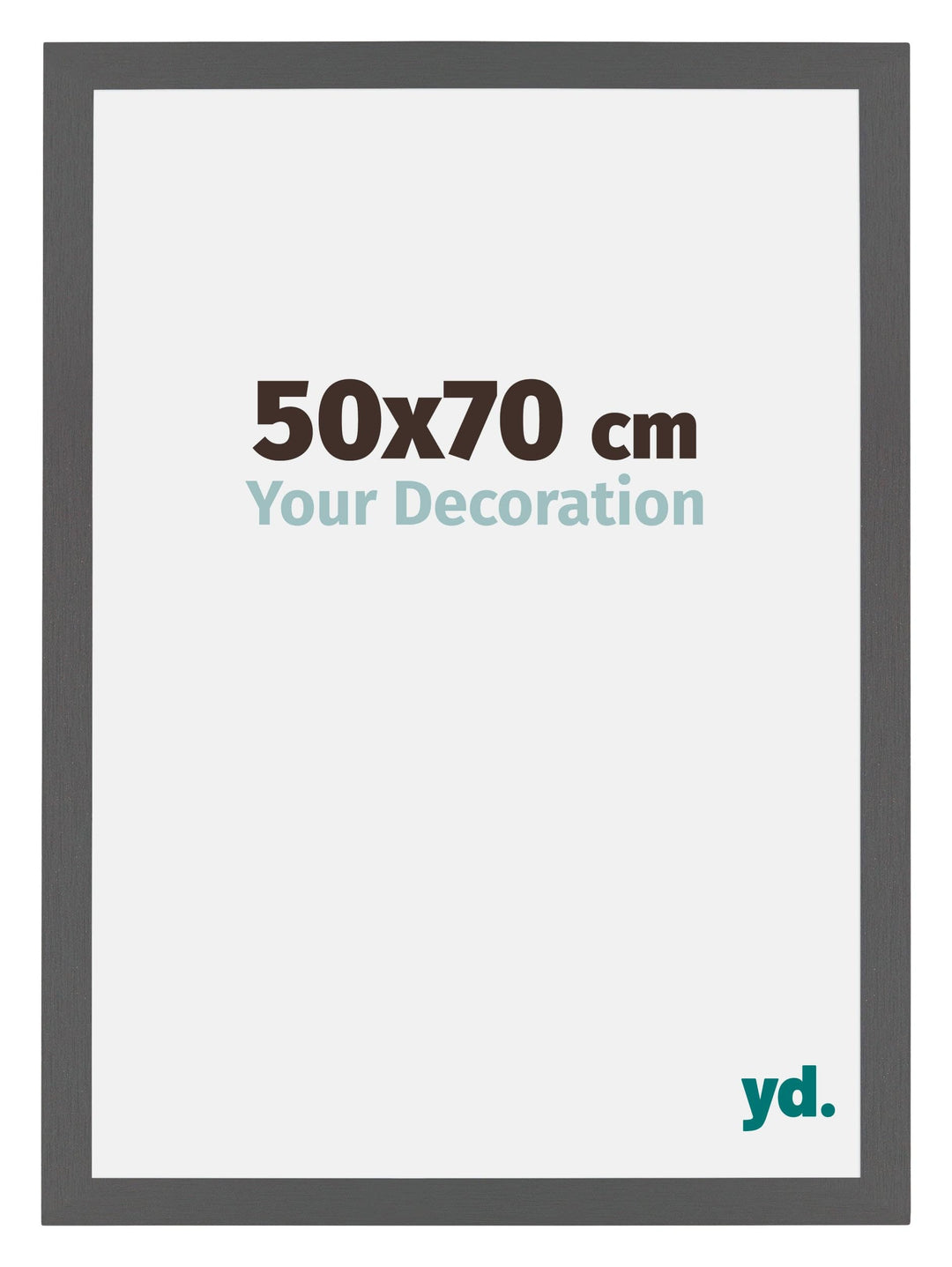 yd. Your Decoration - Bilderrahmen 50x70 cm - Bilderrahmen aus MDF mit Acrylglas - Antireflex - Ausg