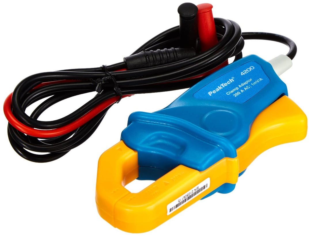 PeakTech 3445 - True RMS Digital Multimeter mit 4.0 Bluetooth & Stromzangenadapter 200 A AC für Digi