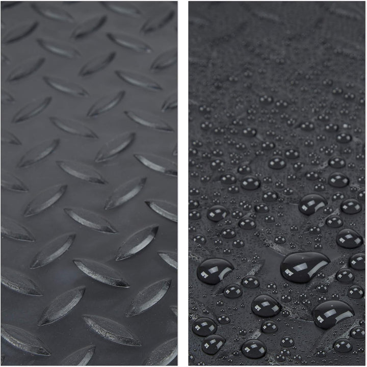 Relaxdays 6X Schuhabtropfschale gross, Kunststoff Schuhablage für 6 Schuhe, Profil Schmutzfang, HxBx