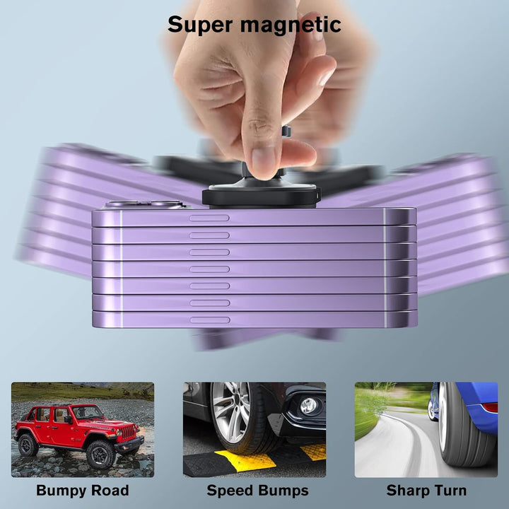 OHLPRO Auto Handyhalterung mit Ladefunktion, für Magsafe Autohalterung und iPhone 15/15 Pro/15 Pro M