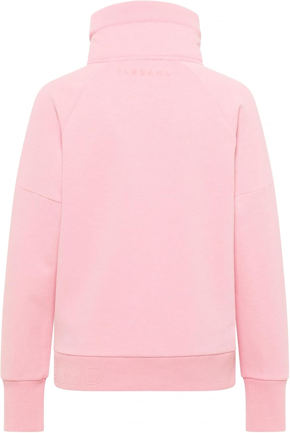 Elbsand Ainele Damen Sewatjacke mit Stehkragen, Sweatshirt mit Zip Verschluss, Regular Fit M Shell P